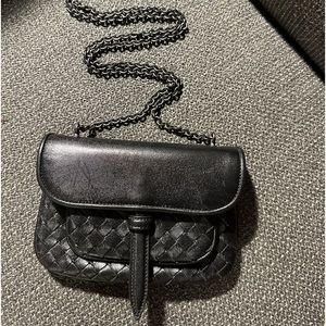 🚫SOLD❗️Bottega Veneta small black pursette